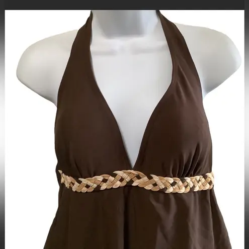 White Stag White & Stag swimsuit size medium in chocolate brown