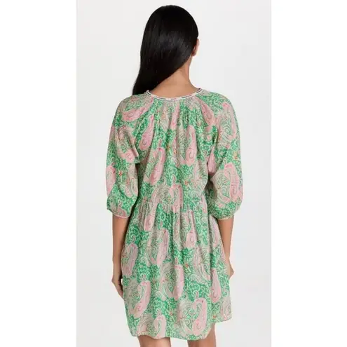 Ba&sh 💕💕 Odeon Robe Dress ~ Vert Green Paisley Print Large