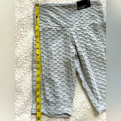 Bike Shorts with Cell Phone Pockets Gray Sz S