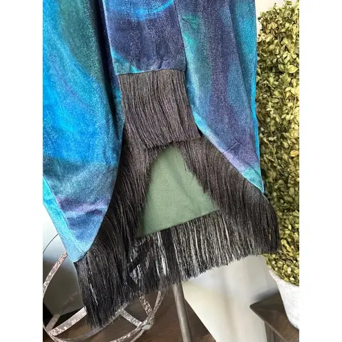 Farai London Edena Velvet Cutout Corset Skirt SET Turquenite Womens Size XS