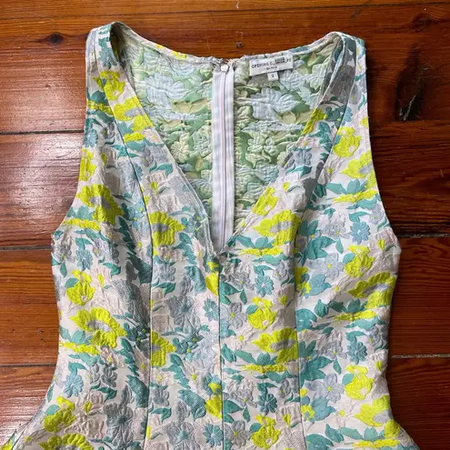 Opening Ceremony Floral Fit and Flare Jacquard Elle Fanning Skater Dress Sz 2