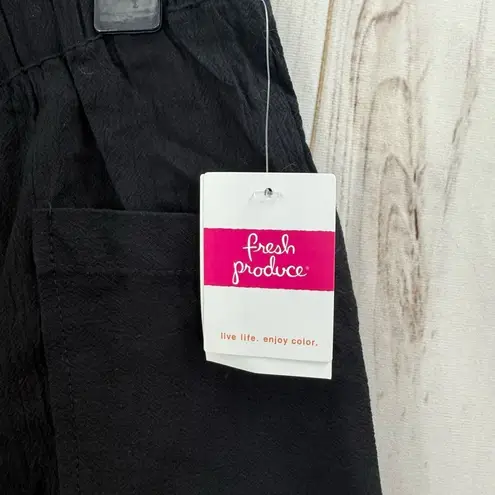 Fresh Produce Women’s Small Black Avila Shorts LagenLook Minimalist New