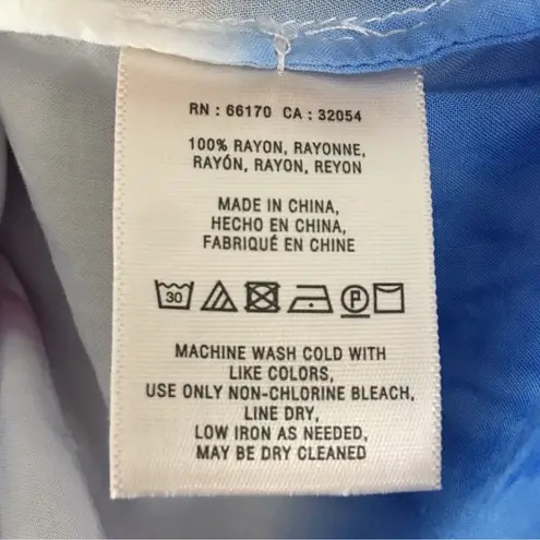 Holding Horses Anthropologie Dip Dyed Peasant Top Size Small