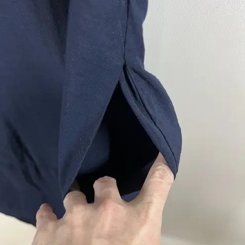 Whistles classic Tunic Pleat Front Pocket Short dress Dark Blue Collared Medium