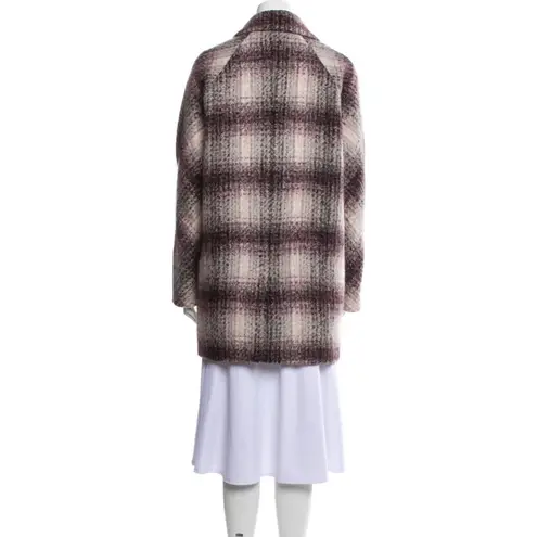 Veronica Beard Veronica Beard Deena Plaid Double-Breasted Dickey Coat