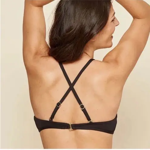 ANDIE Bikini Set Valencia Top Bikini Bottom Black size S NWT