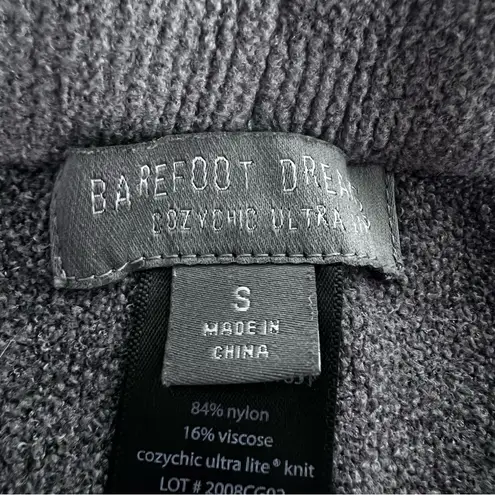 Barefoot Dreams CozyChic Ultra Lite Leopard Leggings in Medium Graphite Gray