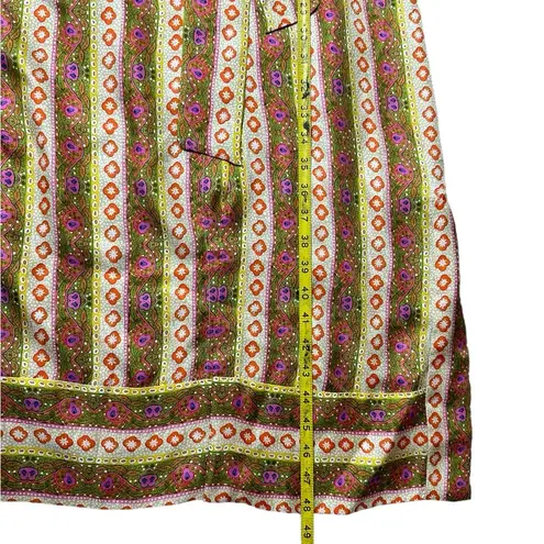 Sandro Striped Kaftan Midi Silk dress Size 36 US size 4