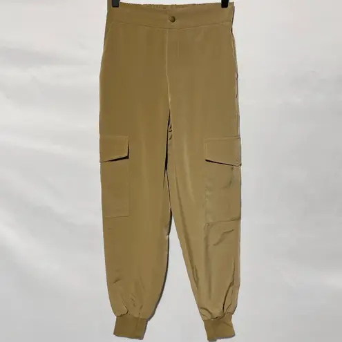 Area Stars New Ari Cargo Jogger Pants Solid Tan Size Small Cargo Pocket Joggers