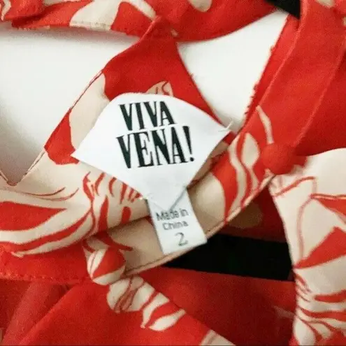 Viva Vena Chamberlan Orange Orchid Size 2 Dress As Seen On TV Women's