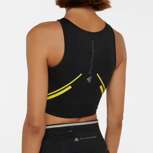 Adidas by Stella McCartney's TruePace crop top Black