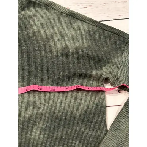 Michael Stars Tie-Dye Turtleneck Ribbed Sweater Comfy Loungewear Thermal Sz XS