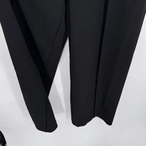 Badgley Mischka Old Money Jumpsuit sz 2 Black Rhinestone Trim Polyester NEW $189