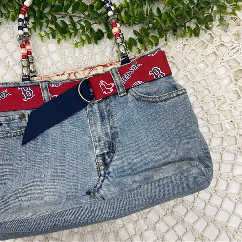 Boston Redsox Denim Y2K Mini Bag Vintage Early 2000s