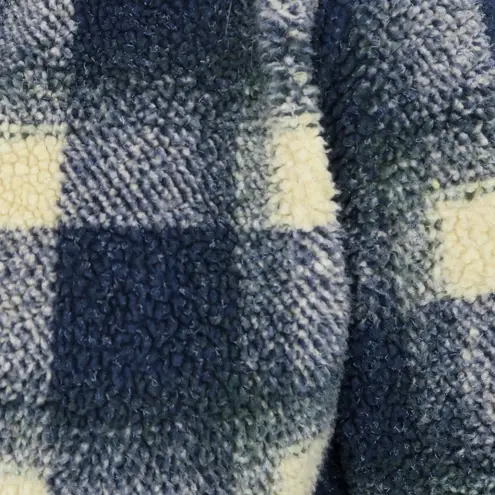 Vintage 80s Skoozi Plaid Cropped Teddy Jacket