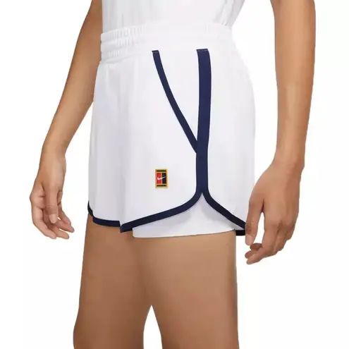 Nike  Court Dri-Fit Slam Short W - white/white/binary blue