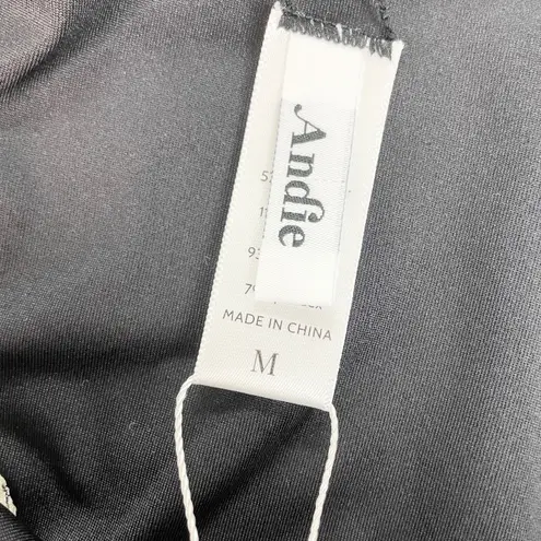 ANDIE String Bikini Bottom Womens Medium Snakeskin Animal Print Black Tan Sexy