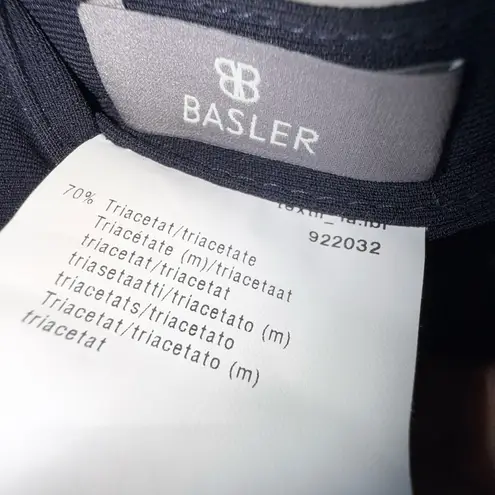 Silver Jeans NWT Basler Navy Blue Wide Leg Pants Size 42 U