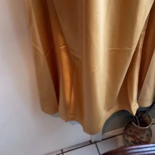 Acne Studios Satin slip dress Gold US 10