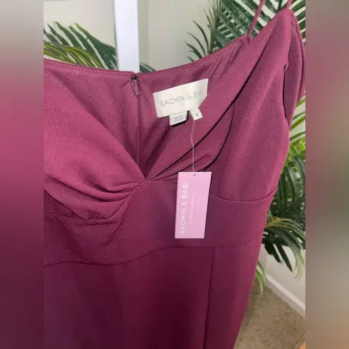 Sachin + Babi Brittany Dress in wine size 8 NWT Purple
