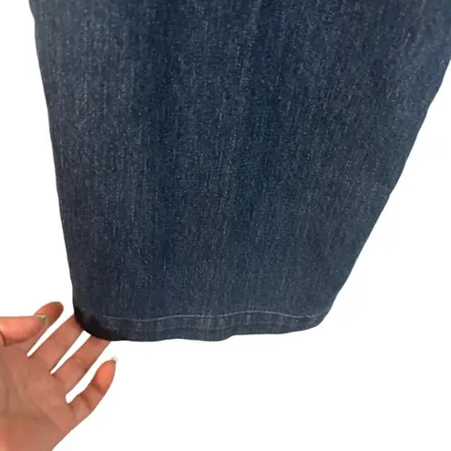 Orvis Blue Cotton Blend Classic Casual Stretch Denim Jeans Women Sz 8