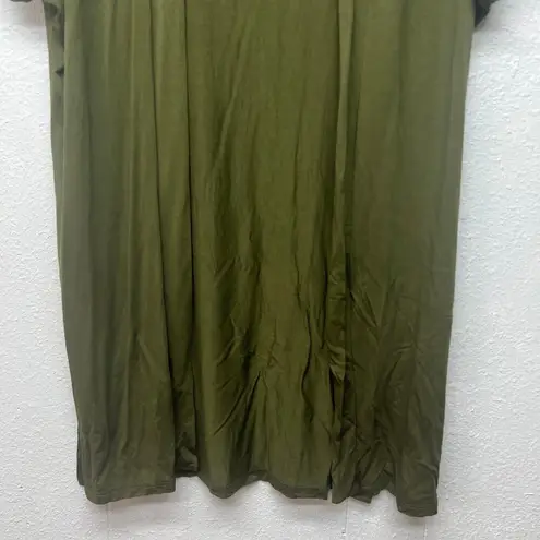 Carly Jean Los Angeles Carly Jean Women's Minimalist Chic Bohemian Relaxed Open Front Tunic Top Size XS