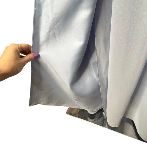 Revelry Harper Chiffon Wrap Maxi Dress Light Blue 9557