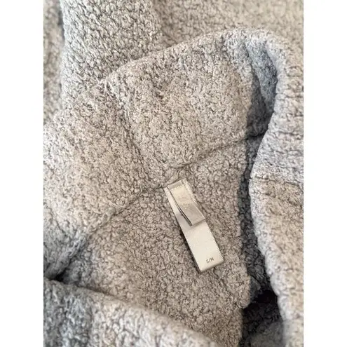 SKIMS Womens Shorts Gray Cozy Knit Boucle High Waisted Ribbed Pull On Size S/M