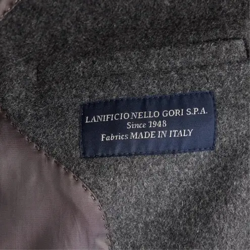 Quince Italian Wool Double-Breasted Coat Heather Charcoal XS NWT