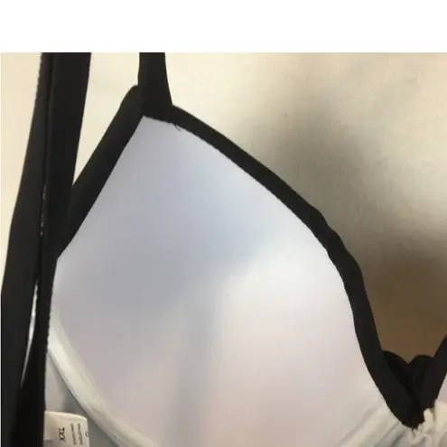 Black Drape Bra Support Cup Bikini Top XXL