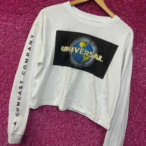 Universal studios long sleeve crop top size Medium