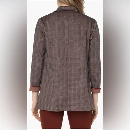 Liverpool Jacquard Knit Boyfriend Blazer Medium NWT