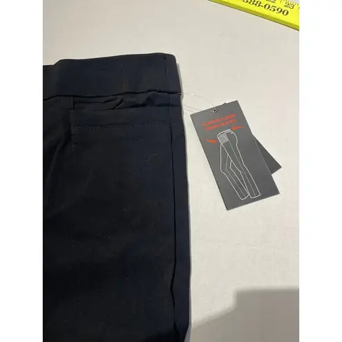 Briggs New York Super Stretch Pull on Career Pants Size 12 Black New With Tags