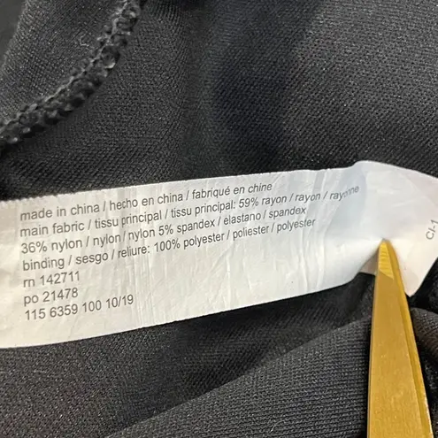 Eloquii Dress Pants Women's Plus Size 18 SHORT Black Piping Detail Professional