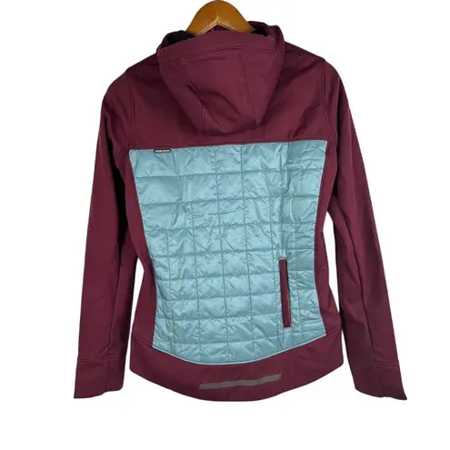Pearl Izumi Women's XS Versal Quilted Hoodie Cycling Jacket Primaloft Colorful
