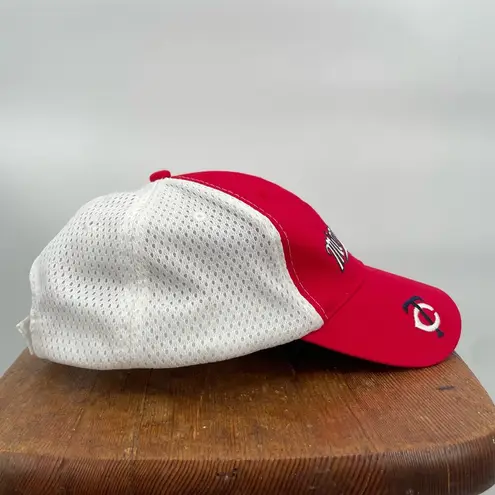 Minnesota Twins Baseball Hat Red White Mesh Dairy Queen Game Promo 2012 One Size