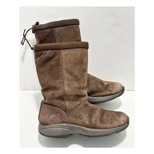 Merrell Primo Chill Masiff Boots Chocolate Suede Leather Winter Boots Brown 7.5