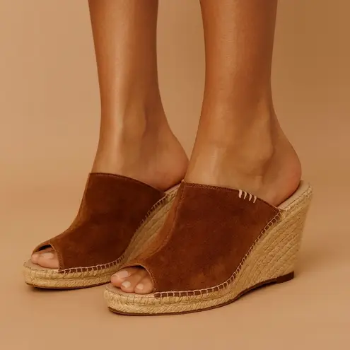 SONALI Tan Suede Peep