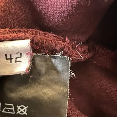 Balenciaga . Pants Maroon Burgundy Skinny Denim Pants Women's Size 42 EU (US 10)