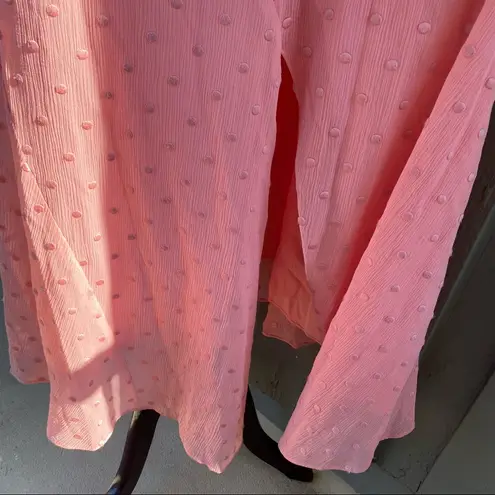 Rebecca Taylor Polished Dot Embroidered Midi Dress