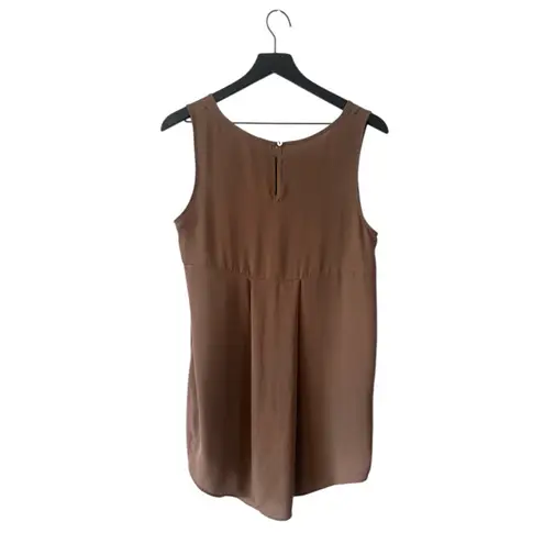 Everleigh Brown Sleeveless High Low Blouse Top Women’s Medium