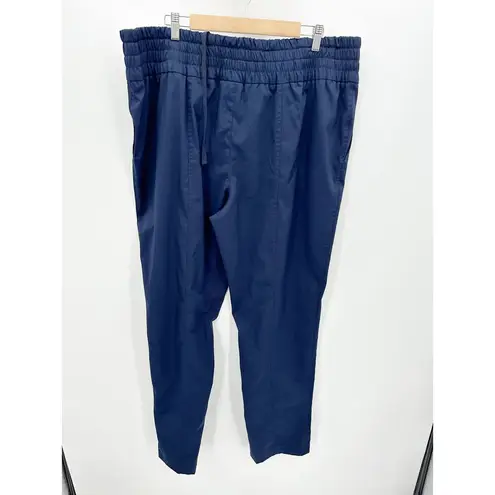 Ico Pants Adult 2XL Navy Blue Cargo Scrub Pant Elastic Waistband Size 2X