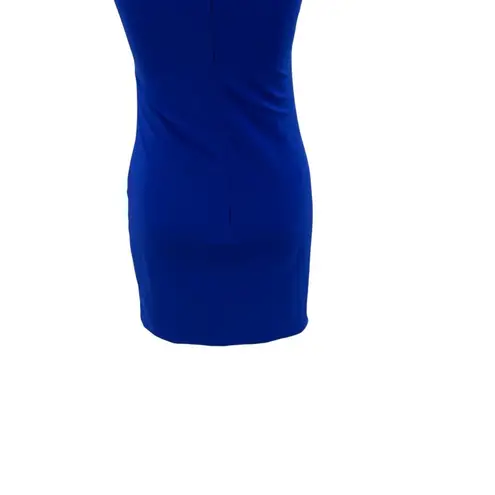 Dress the Population Cora Strappy Shoulder Sheath Dress Mini Cobalt Blue Size XS