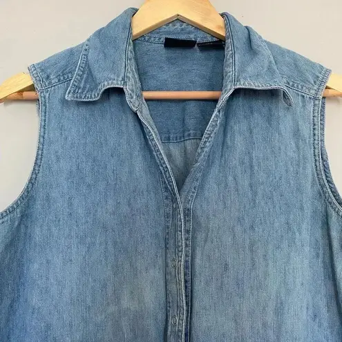 Route 66 Chambray 100% Cotton Tank Top 16W