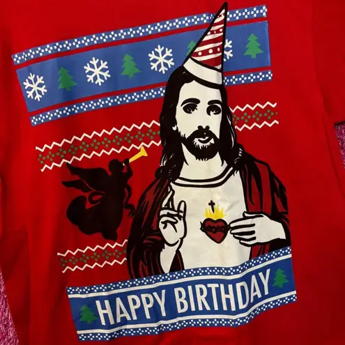 Happy Birthday Jesus Christmas Tshirt size XL