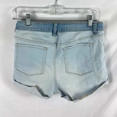 PacSun  super stretch shortie color block blue size 29