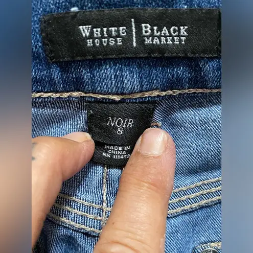 White House | Black Market  Capri Jeans Size 8 Denim Regular Fit Buttons Low Rise