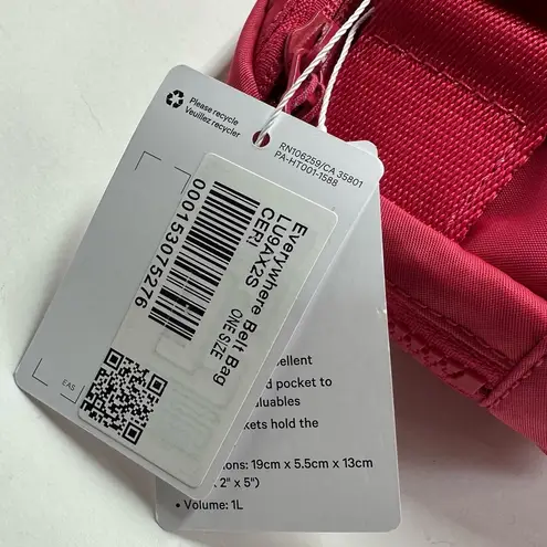 Lululemon NEW  Everywhere Belt Bag 1L Cherry Mist Pink NWT Concert Fannie Pack - Image 3
