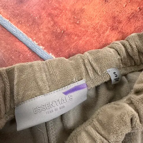 Fear of god Elastic Waistband Velvet Casual Shorts Size Small