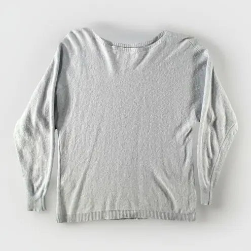 Bianco & Blu Italy Light Blue Cashmere Wool Blend Pullover Sweater Size Medium M